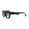 thumbnail image 6 of Womens Geometric Octagonal Classy Plastic Designer Fashion Sunglasses [Black Grey - Smoke], 6 of 7