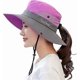 thumbnail image 1 of Women's Ponytail Safari Sun Hat Mesh Wide Brim UV Protection Outdoor Bucket Hat Foldable Beach Summer Fishing Hat, 1 of 4