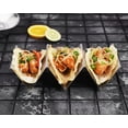 thumbnail image 6 of Goodwill 2 Packs Stainless Steel Taco Holder Stand - Truck Tray Style - Each Rack Holds up to 3 Tacos, 6 of 7