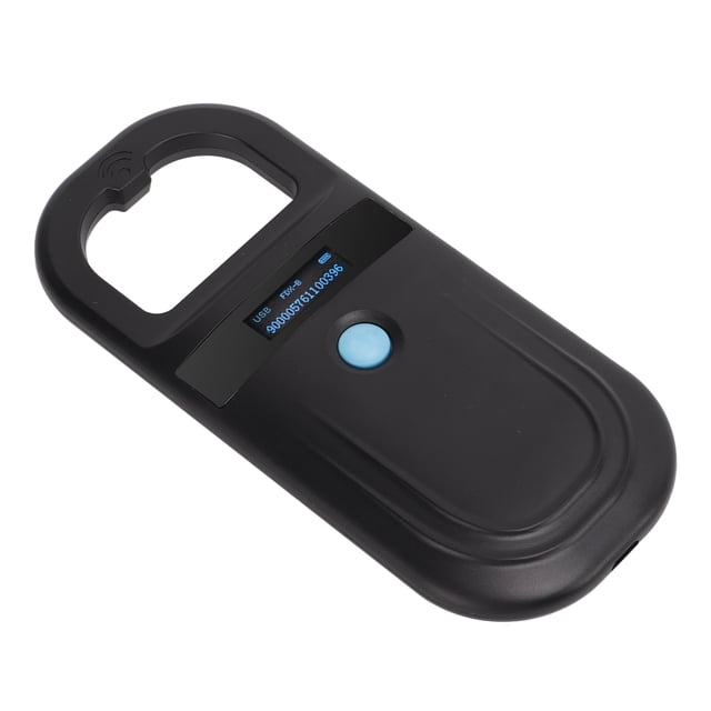 Lector de Mano Para Animales ANGGREK Escáner de Microchip Negro Para Mascotas