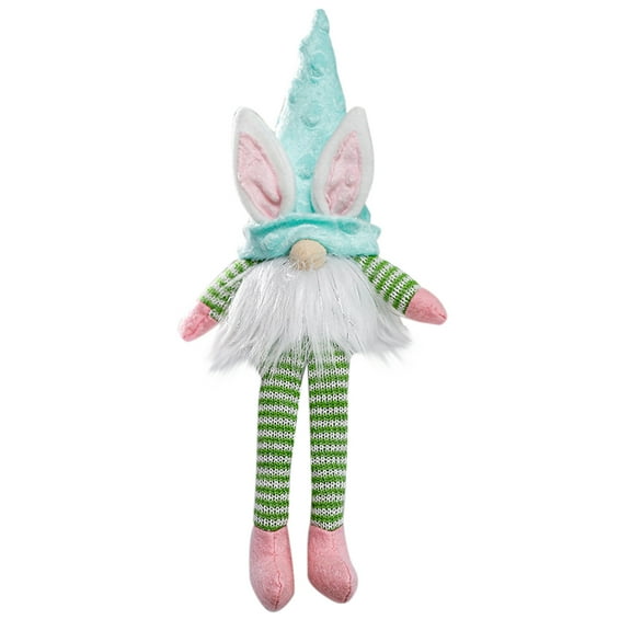JeashCHAT Easter Gnomes Decorations, Plush Easter Bunny Handmade Swedish Tomte Elf Stuffed Doll Rabbit Gifts Cute Easter Faceless Dwarf Bunny Household Ornaments, Home Decor