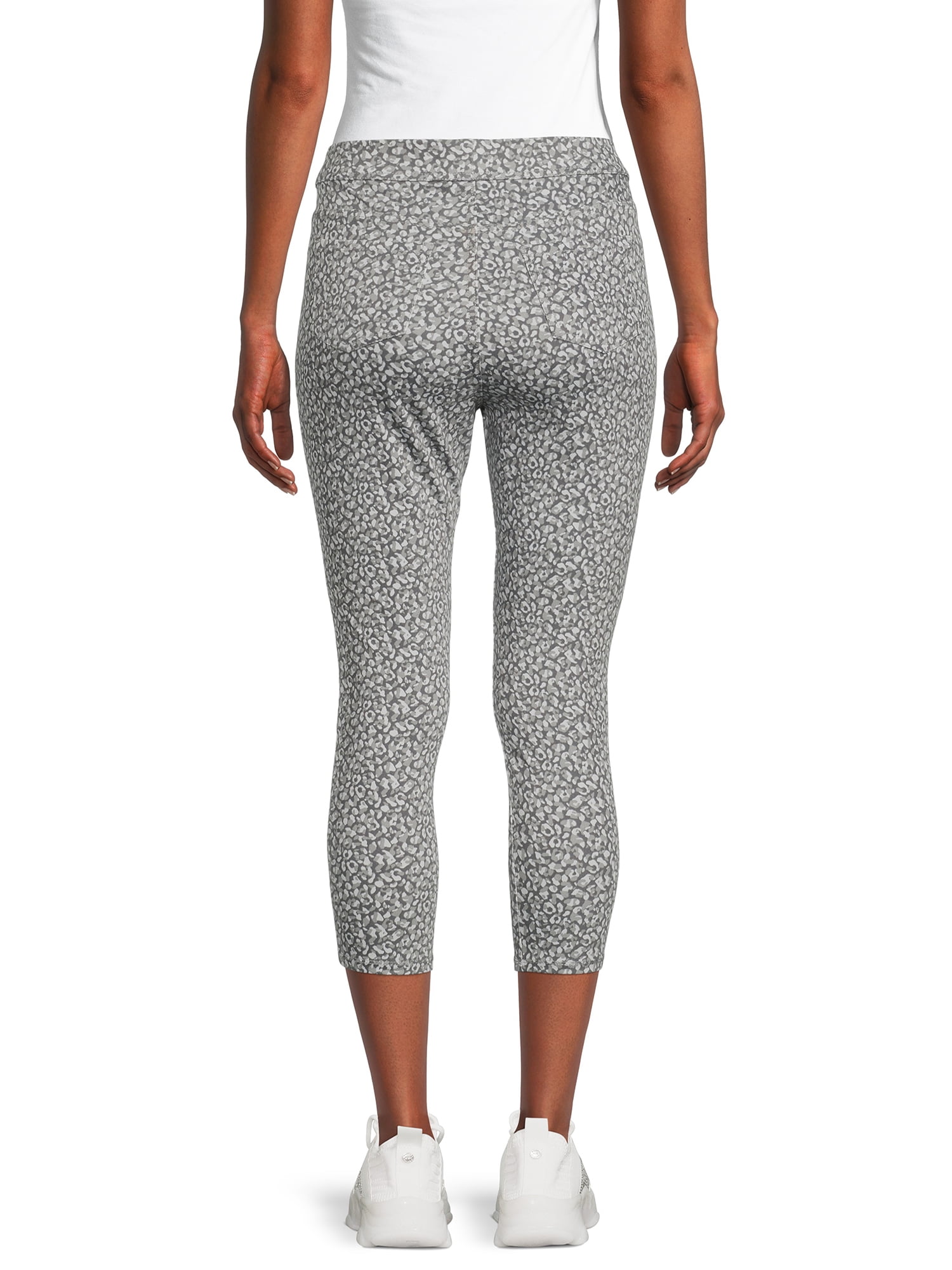 Time and Tru Women's Capri Jeggings, 23" Inseam, Sizes XS-3XL