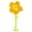 Orange, variant on Stuffed Artificial Flower, Oimcto Plush Sunflower Bouquet with Bendable Stem, Soft Stuffed Flower Home Decoration for Wedding, Birthday and Gift, Machine Washable, Pink