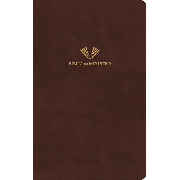RVR 1960 Biblia del ministro, caoba fino piel fabricada (Hardcover)