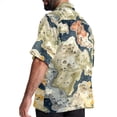 thumbnail image 3 of Atlas Men's Casual Poplin Printed Button Down Short Sleeve Summer Beach Shirts - Unisex, 3 of 6