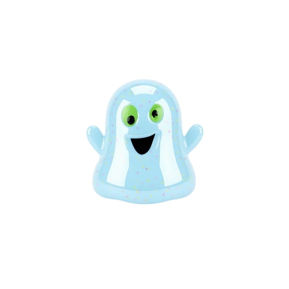 Halloween Ghost Squishy Stress Relief Toy, Slow Rising Sensory Fidget for Kids Adults Party Favors (Blue)