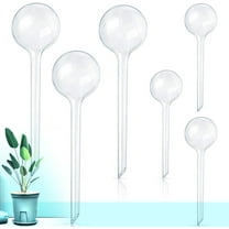 10 PCS Plastic Clear Self-Watering Bulbs,Garden Plant Watering Bulb,Plastic Automatic Devices Watering Globe for Indoor Outdoor Plants,Flowers