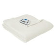 thumbnail image 4 of Serta MicroFleece Electric Heated Warming Blanket Full Natural, 4 of 5