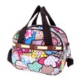 thumbnail image 2 of SPRING PARK Nylon Shoulder Bag Multi Pocket Zipper Tote Floral Print Crossbody Shoulder Handbag, 2 of 7