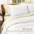 thumbnail image 5 of Bare Home TENCEL™ Duvet Cover Set - Lyocell derived from Eucalyptus - Full/Queen, White, 5 of 10