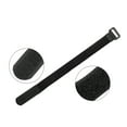 thumbnail image 3 of Uxcell 12" Envoltura de cable negra con gancho y bucle con hebilla, bridas reutilizables de 16 piezas, 3 of 5
