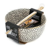 Thyme & Table Stoneware Ramen Noodle Bowl, Dot