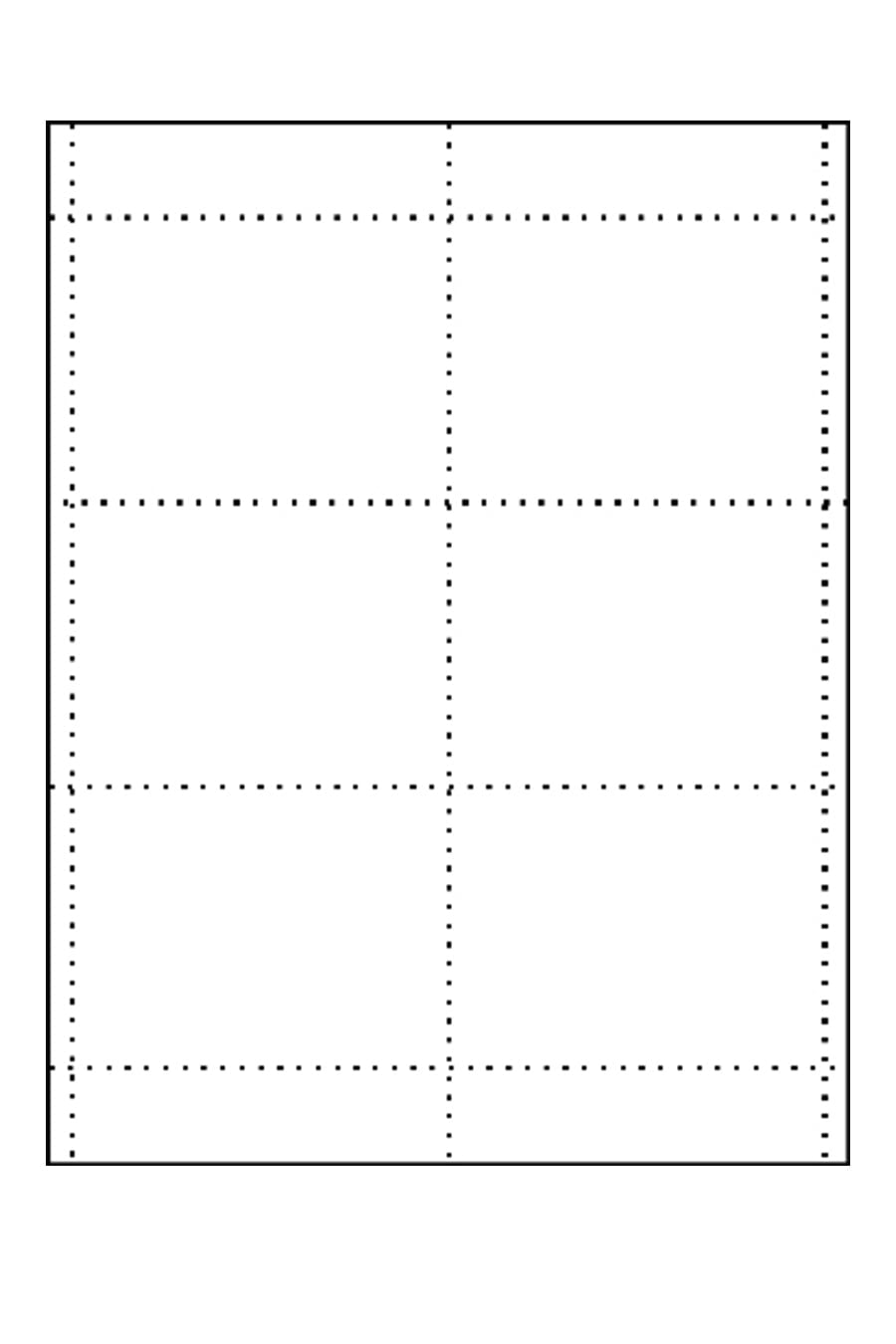 MACO Laser/Inkjet White Name Tags, 3" x 4", 6 per Sheet, 300 per Box