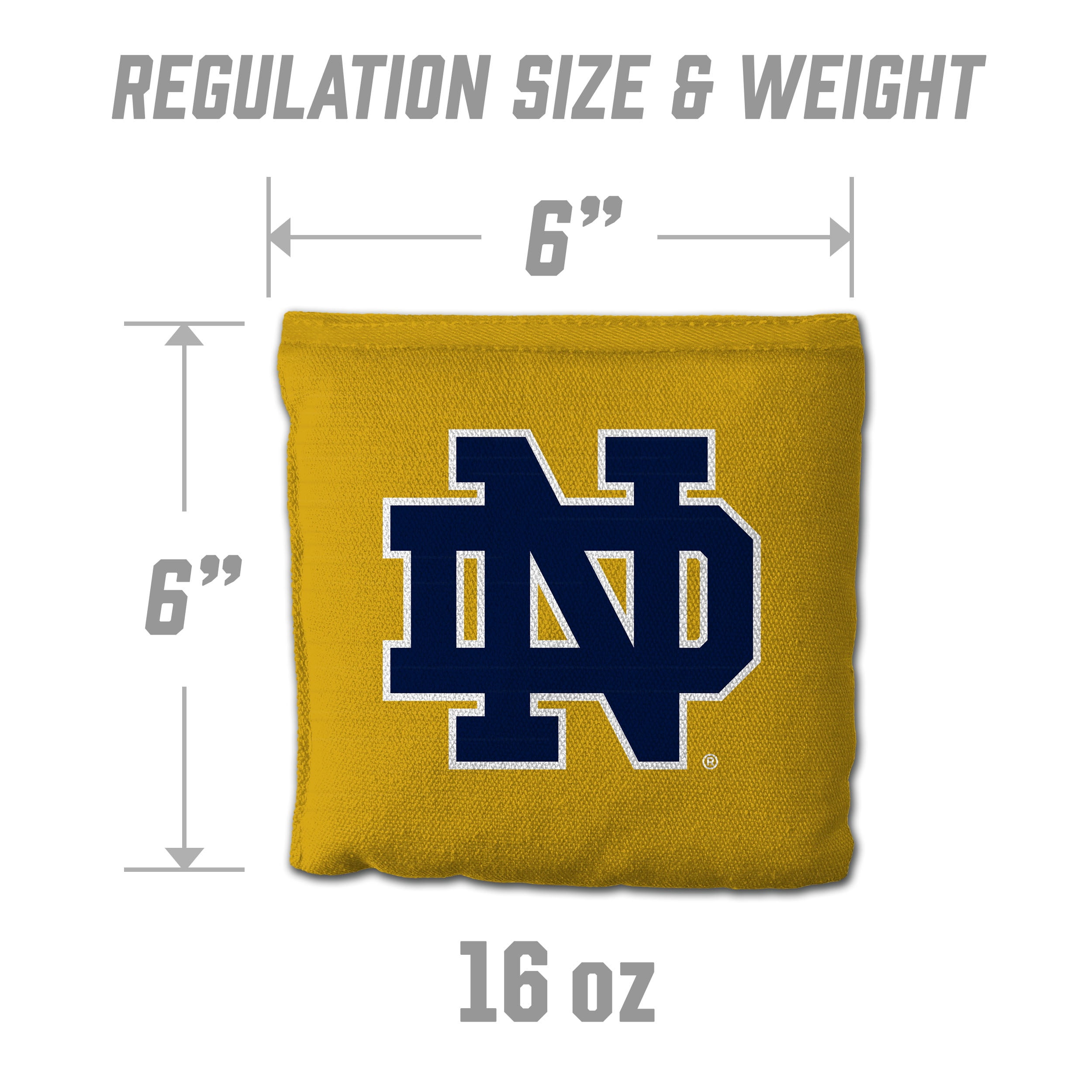 Notre Dame Fighting Irish 8pk Licensed Cornhole Bags