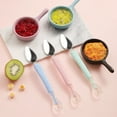 thumbnail image 2 of Baby Fruit Spoon Double Head Easy to Clean Stainless Steel Multi Functional Feeding Spoon for Infants, 2 of 8