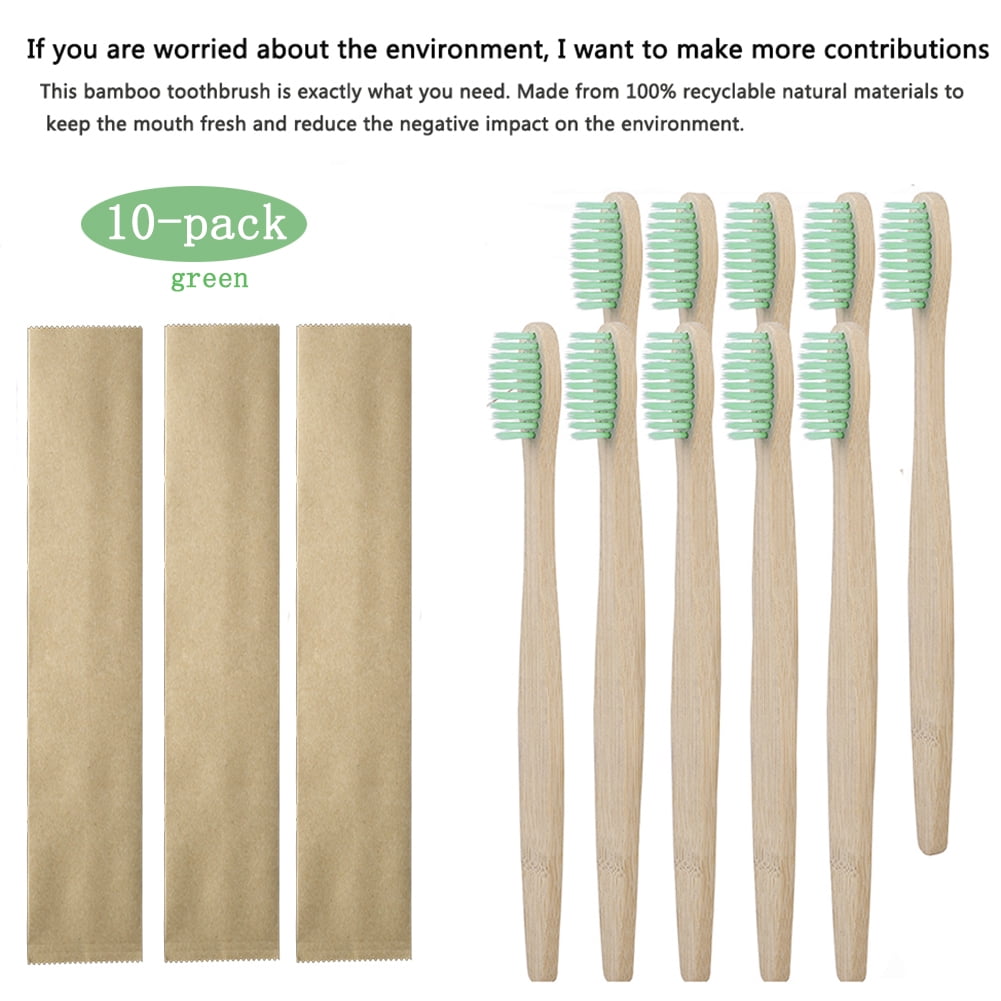 Biodegradable Reusable Bamboo Toothbrushes, Bamboo Toothbrush made from