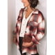 thumbnail image 2 of Chaqueta Camisa Cuadros PRETTYGARDEN Roja Talle S, 2 of 8
