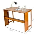 thumbnail image 3 of Convertible Standing Desk & Dining Table - Space-Saving Wood Design (40.6" Foldable Surface), 3 of 10