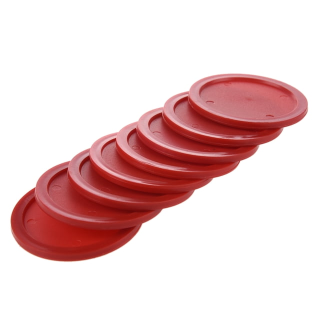 Red Air Ensemble de Hockey (8 Pcs. 63 mm Rondelle de Hockey Air),8 x Hockey,Rouge
