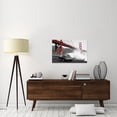 thumbnail image 2 of Global Gallery Gasoline Images,'Under the Golden Gate Bridge, San Francisco (BW)' Stretched Canvas Artwork, 2 of 3