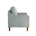 thumbnail image 4 of Studio Living Sanborn Modern Arm Chair, Light Gray Woven Fabric, 4 of 10