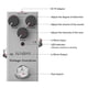 thumbnail image 3 of Pedal de guitarra eléctrica, caja de aleación de aluminio, indicador LED para guitarra eléctrica SOBREMARCHA Hugo Pedal de efectos, 3 of 10