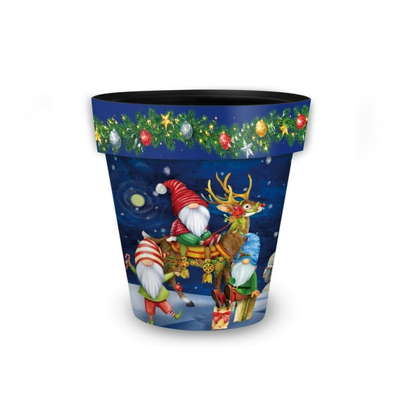 Briarwood Lane Happy Holiday Gnomes Small Planter