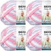 Spinrite Bernat Baby Blanket Big Ball Yarn Pink & Blue Ombre, 1 Pack of 4 Piece