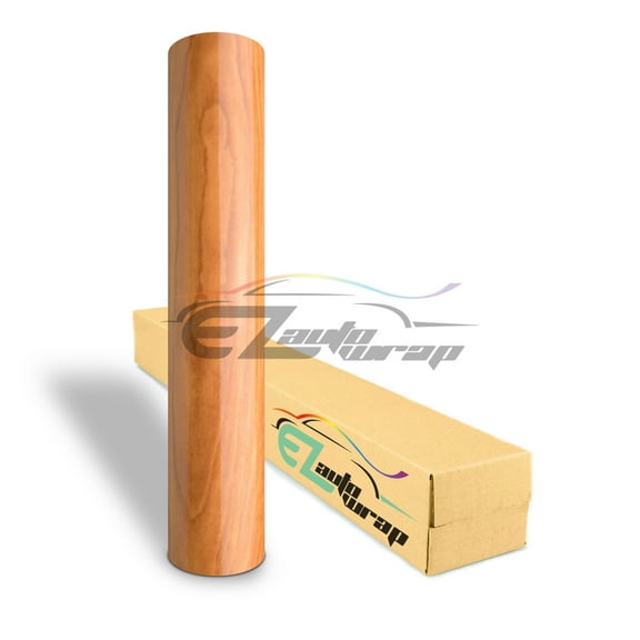 12"x60" Premium Gloss Wood Grain Vinyl Wrap Sticker Decal Car Home Kitchen Decoration #8