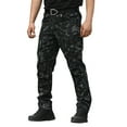 thumbnail image 2 of Dwellite Cargo Pants for Mens Hiking Lightweight Cargo Pants with Zipper Pockets for Outdoor 2026 Snake Pattern L, 2 of 6