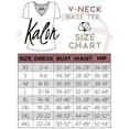thumbnail image 4 of Kalon Women 4-Pack V-Neck T-Shirt Base Layer, 4 of 4
