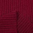 thumbnail image 3 of Vedolay Sweaters Womens Pullover Sweater V Neck Long Sleeve Solid Knit Tops Casual Fall Sweater,Red M, 3 of 5
