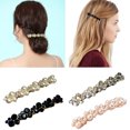 thumbnail image 2 of 2PCS Pince à Cheveux Décoratif Strass Perle Épingle à Cheveux Barrette pour les Femmes Filles, 2 of 10
