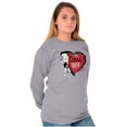 thumbnail image 3 of Betty Boop Sass Queen Cartoon Women's Long Sleeve T Shirt Brisco Brands L, 3 of 6