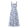 thumbnail image 4 of Free Assembly Women's and Women's Plus Sleeveless Square Neck Cotton Midi Dress, Sizes XS-4X, 4 of 4