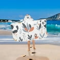 thumbnail image 5 of Cute Panda and Grass Kids Hooded Beach Towel Baby Bath Poncho Towels with Hood Absorbent 50"x23.5" for Pool Swimming, 5 of 7