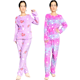 thumbnail image 1 of Set De 2 Pijamas Afelpadas Mujer Polar Pantalón Sudadera Ropa Invierno UNITALLA, 1 of 5
