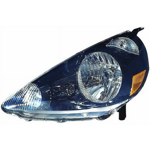 Left Driver Side Headlight Assembly - Compatible with 2007 - 2008 Honda Fit