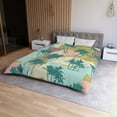 thumbnail image 1 of Tropical Palm Tree Microfiber Duvet Cover, 1 of 3