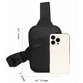 thumbnail image 2 of Bolso para teléfono móvil ultraligero y multifuncional, riñonera deportiva para hombre y mujer, bolso bandolera vertical, adecuado para deportes al aire libre, correr y viajar, 2 of 7