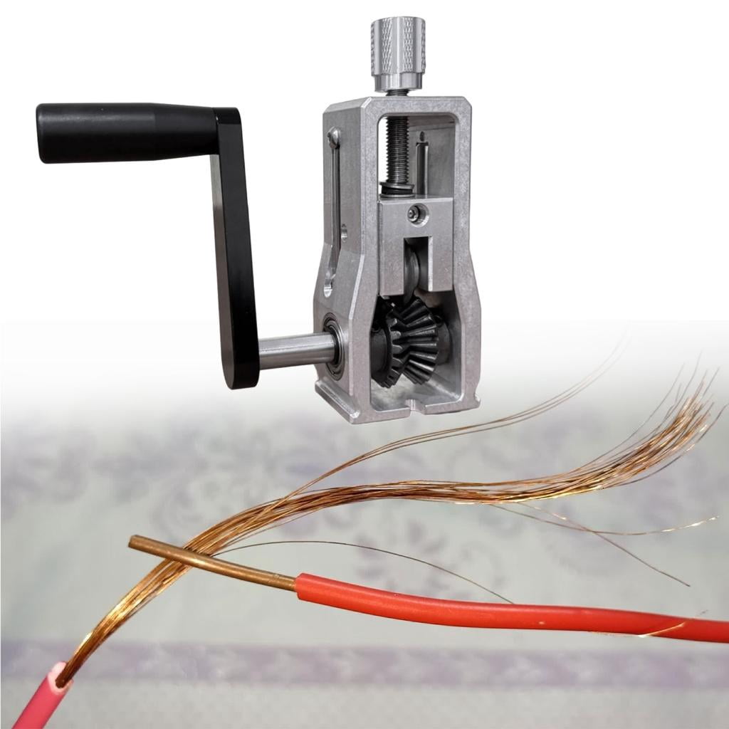 CEORPER Wire Stripper Machine Portable Copper Wire Stripper with Hand Crank Manual