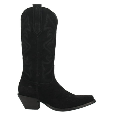

Dingo Womens Out West Tall Snip Toe Boots Mid Calf Low Heel 1-2
