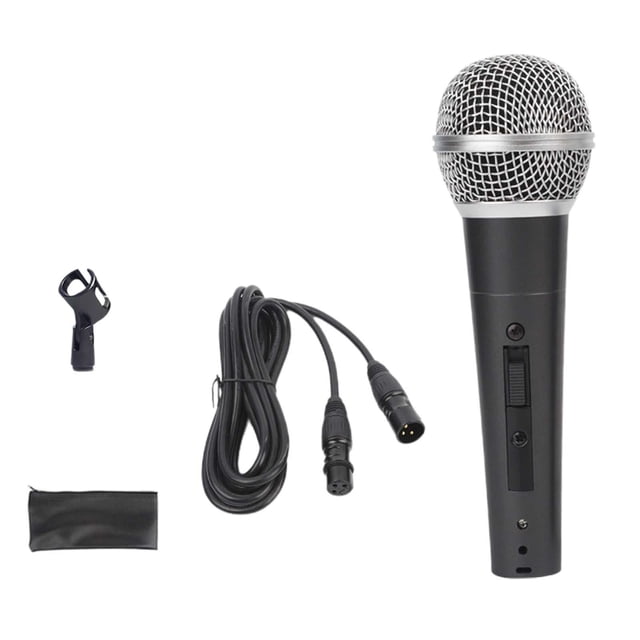 Micrófono con Cable perfke de mano XLR con interruptor de encendido y apagado para Juego de micrófonos