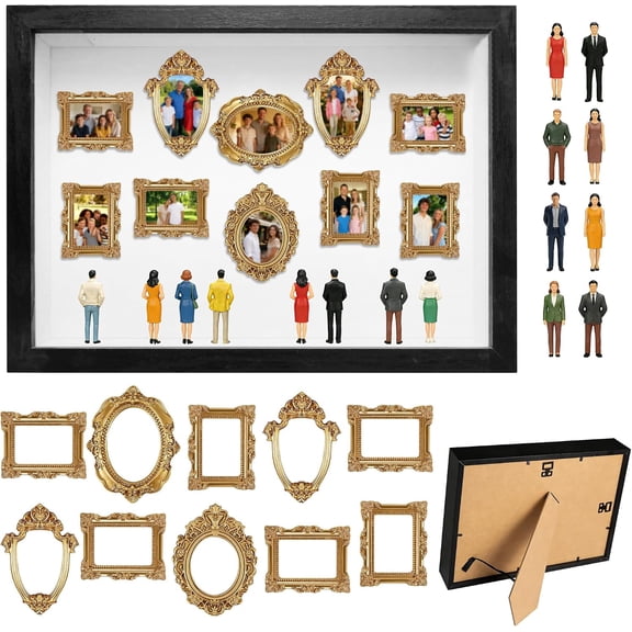 DIY Mini Museum Silhouette Box , Shadow Box Frame
