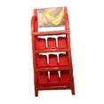 thumbnail image 2 of FashionCha Miniature Oil Rack 1/64 Scale Car Oil Display Rack Ornament Resin Auto Shelf Model Realistic Workshop Accessory Suitable for Collectors Repair Shop Display red, 2 of 8