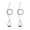 Silver, variant on 2pcs Classical Drop Pendants Fan & Light Pull Chains Metal Extenders for House
