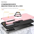 thumbnail image 4 of SZMLOGB Phone Case for Redmi note 11 pro with Ring Holder Shock Resistant Scratch Resistant PC Silicone Heavy Duty Protective Case-Pink, 4 of 6