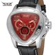 thumbnail image 2 of Reloj mecánico automático para hombre con reloj de pulsera de moda con correa de cuero Abanopi Mirar, 2 of 5