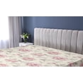thumbnail image 5 of Ambesonne Flowers Vintage Fitted Sheet, Cottagecore Rose, King Size, Cream Pale Pink Blush, 5 of 5