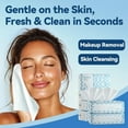 thumbnail image 4 of Soft Face Towels, 100% USDA Biobased Facial Towels, Unscented Cotton Tissues for Sensitive Skin, OEKO-TEX Certified Face Towelettes Disposable, Makeup Remover Dry Wipes, 600 Ct, 6 Pack, 4 of 6